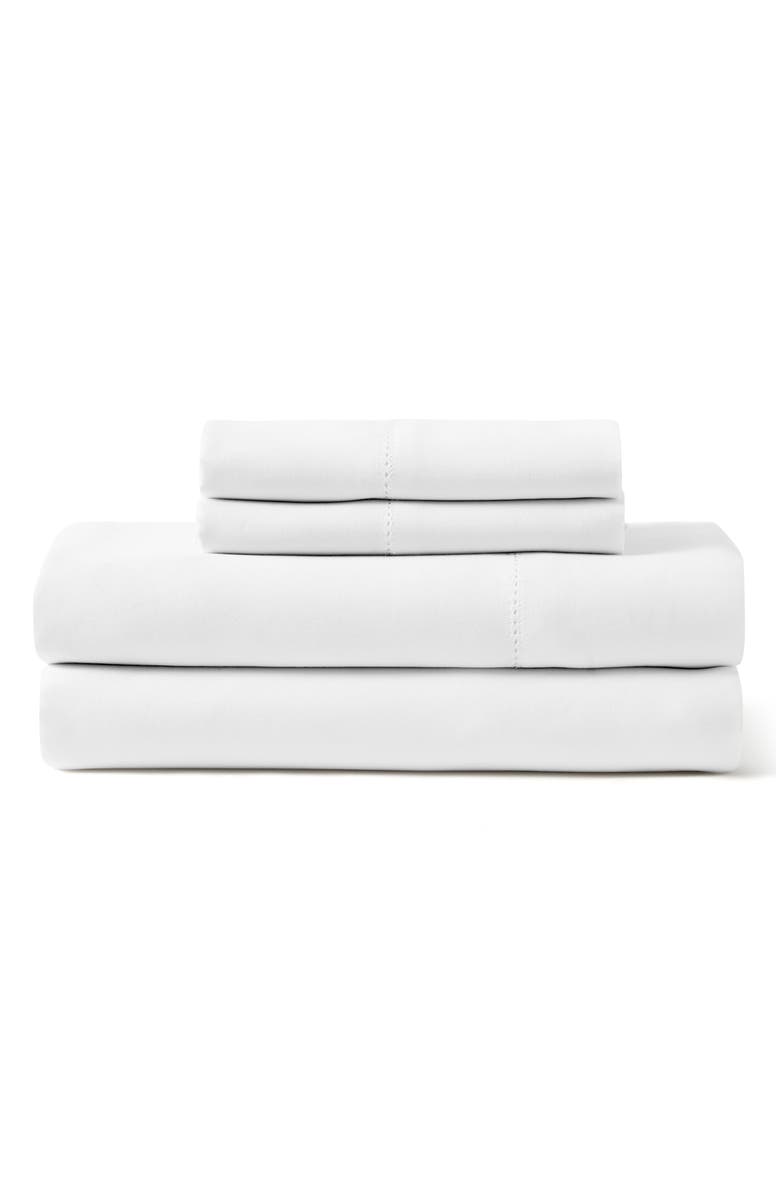Ted Baker Ladder Stitch 300 Thread Count Sheet Set, Main, color, Bright White