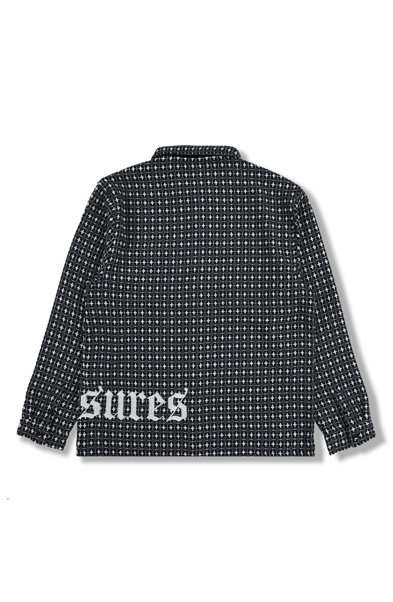 PLEASURES Cross Button-Up Shirt, Alternate, color,