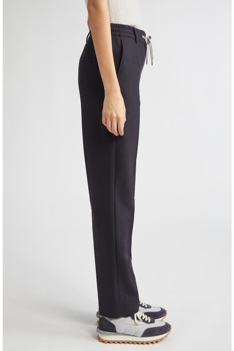 Stretch Wool Flannel Narrow Leg Pants, Alternate, color, 11N NEW BLUE