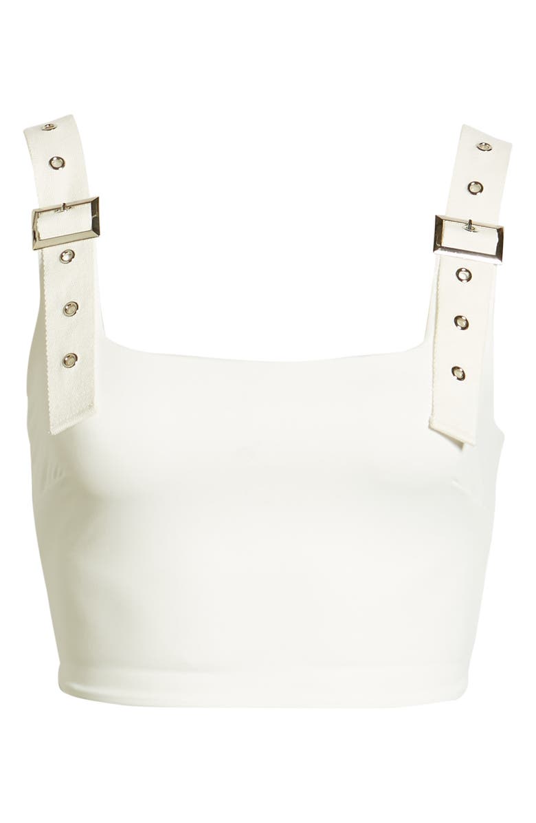 Tiger Mist Kailey Utility Strap Crop Top, Alternate, color,