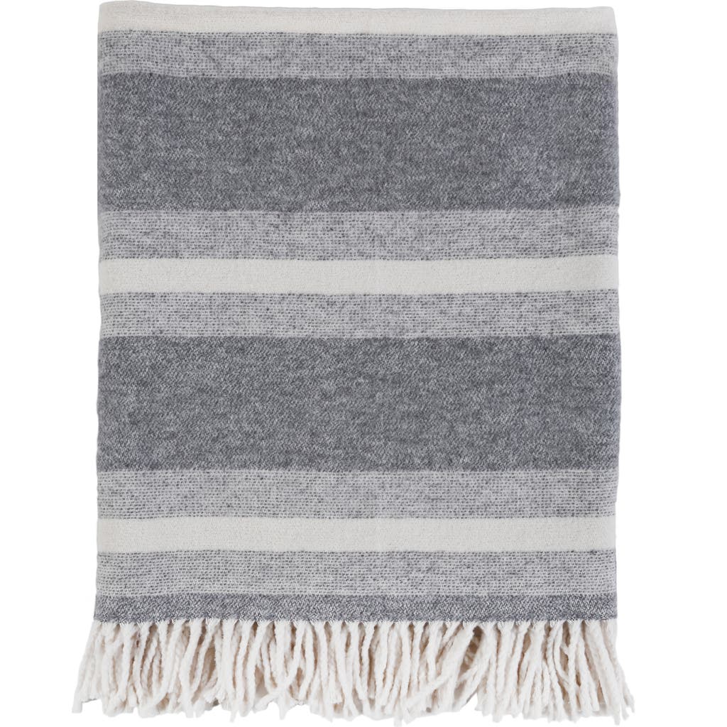 Pom Pom At Home Alpine Stripe Cotton Throw Blanket