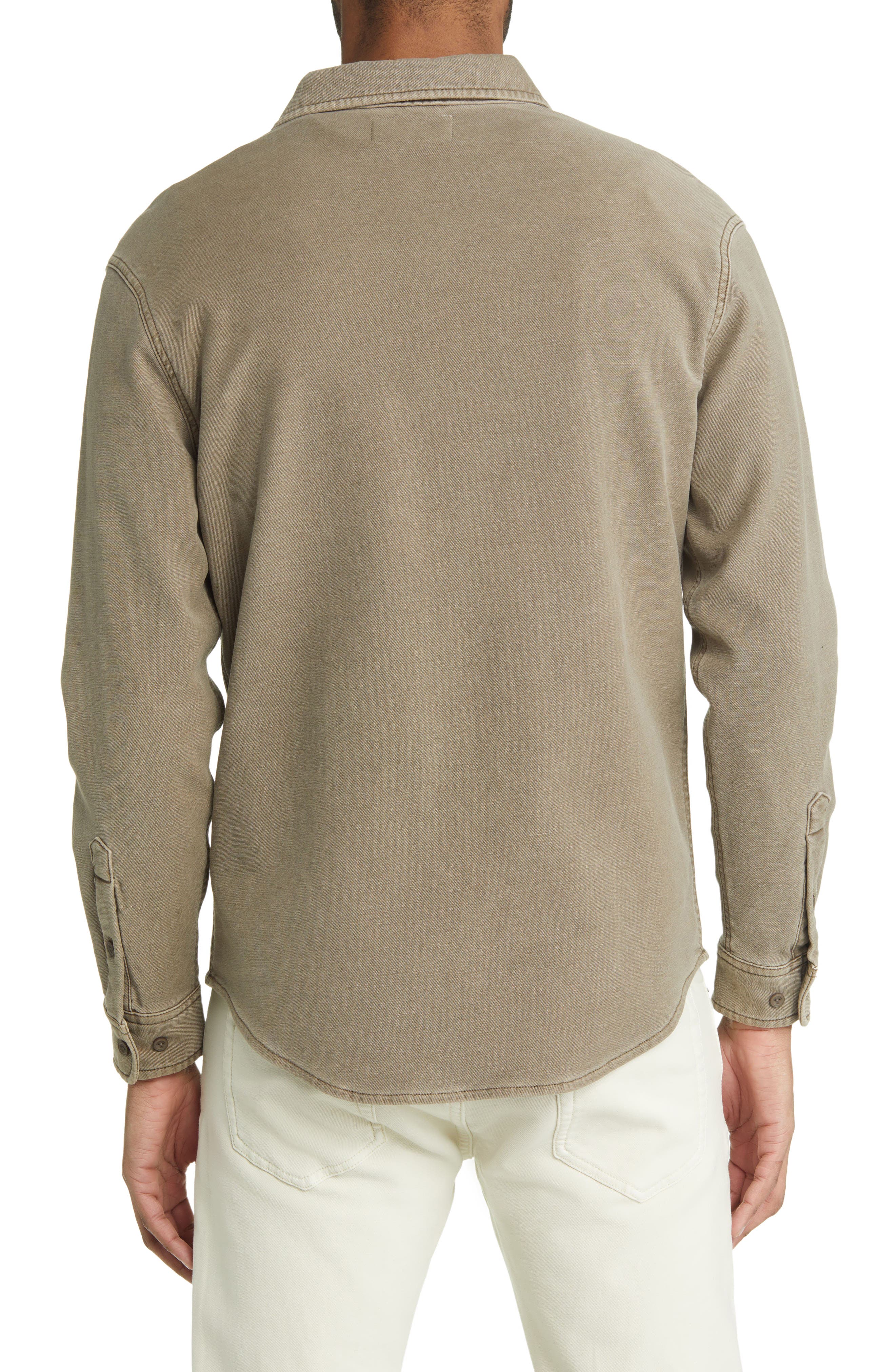 Tailored Terry Shirt Jacket - image 4