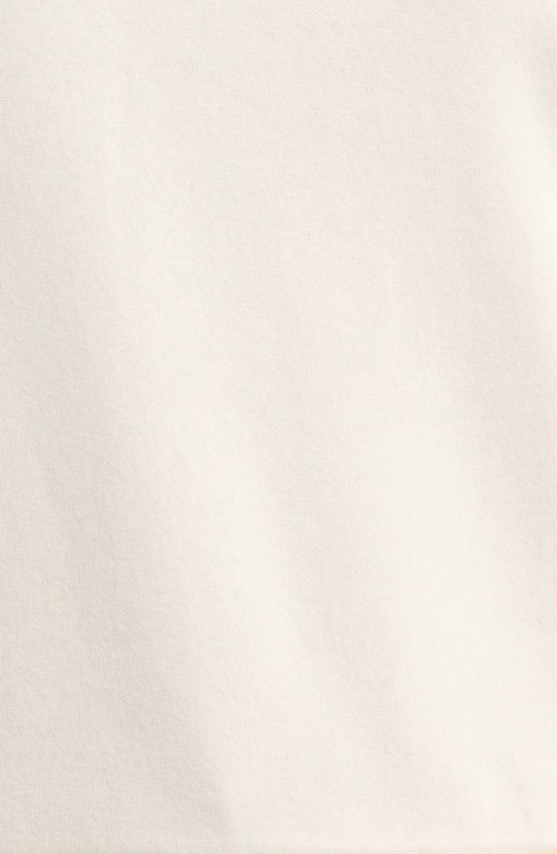 The North Face Evolution Simple Dome Cotton Blend Quarter Zip Sweatshirt, Alternate, color, White Dune