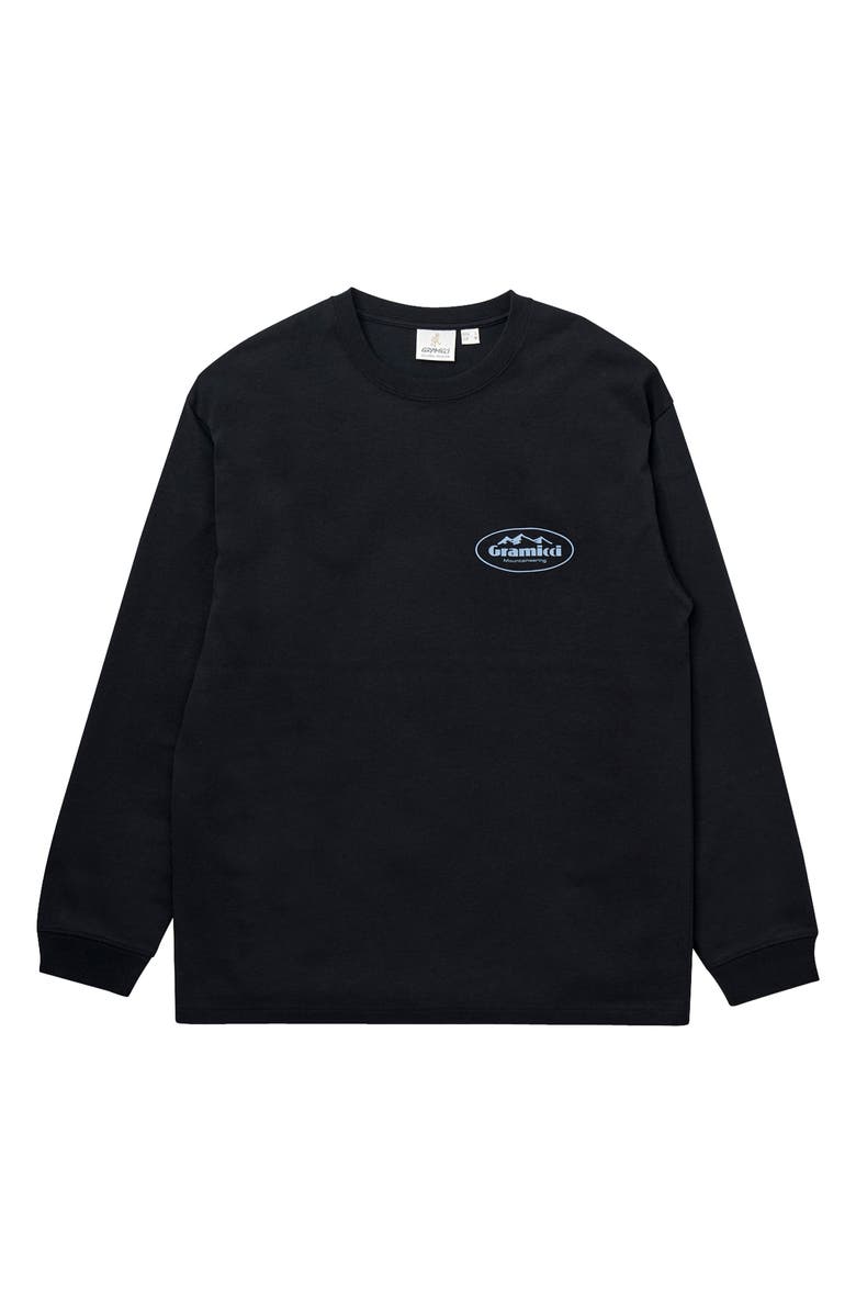 Gramicci Mountaineering Graphic Sweatshirt, Alternate, color, Vintage Black