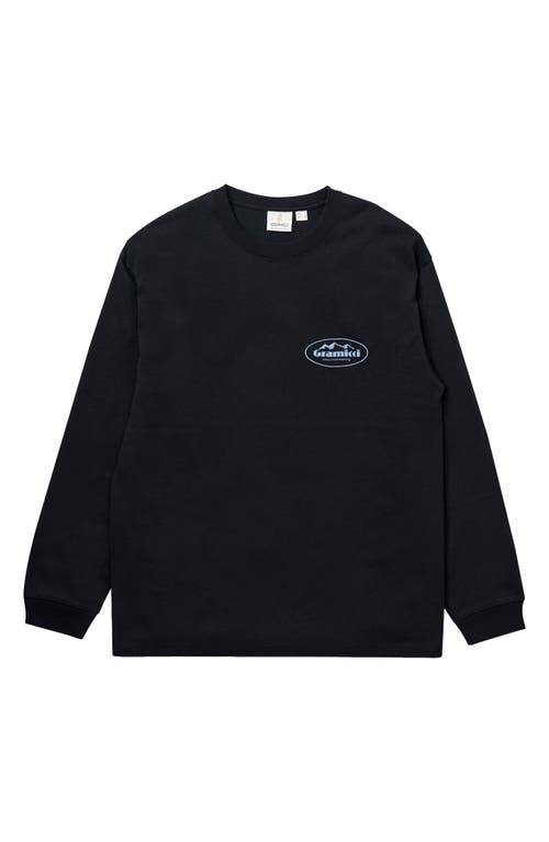 Gramicci Mountaineering Graphic Sweatshirt In Black