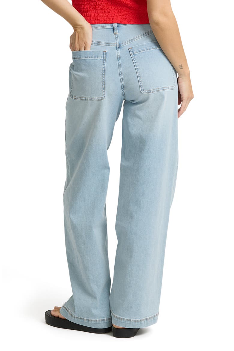 Rival Wide Leg Jeans, Alternate, color, SURF SPRAY