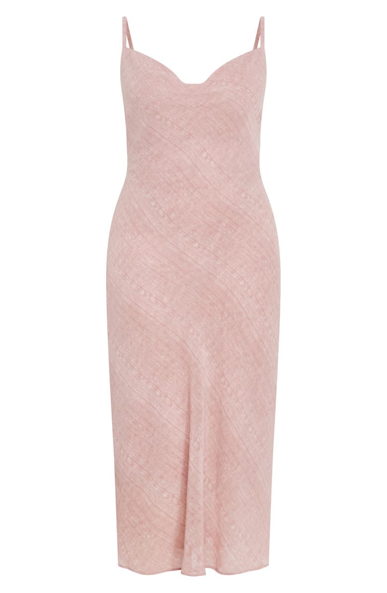 City Chic Floss Cowl Neck Slipdress, Alternate, color, Floss