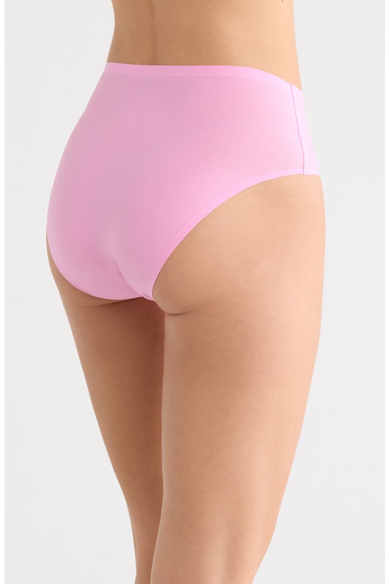 Soft Stretch High Cut Briefs, Alternate, color, PEONY PINK