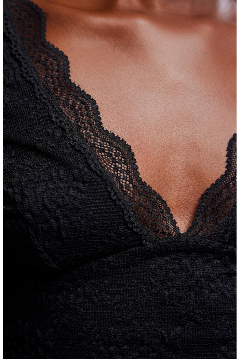 Loved You First Lace Tank, Alternate, color, BLACK