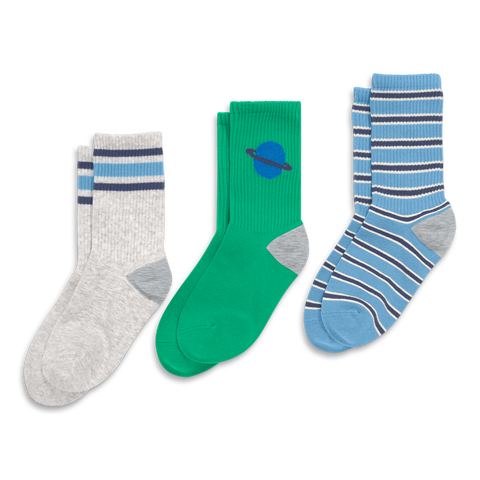 Kids Athletic Sock 3-Pack