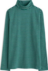 Seasalt Cornwall Landing Stripe Cotton Turtleneck