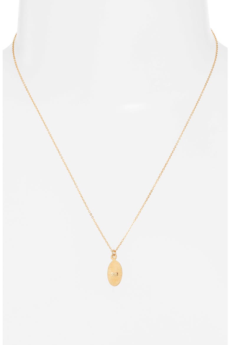 Zodiac Horoscope Pendant Necklace, Alternate, color, GOLD - AQUARIUS