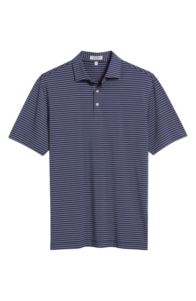 Peter Millar Eden Performance Jersey Polo, Alternate, color, Navy
