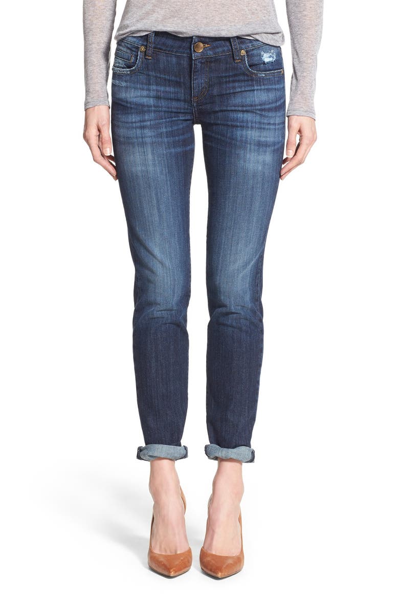 'Catherine' Stretch Boyfriend Jeans, Main, color, GOAL