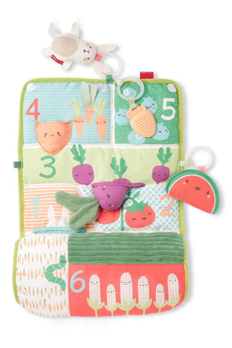 Farmstand Tummy Time Wedge Mat, Main, color, MULTICOLOR