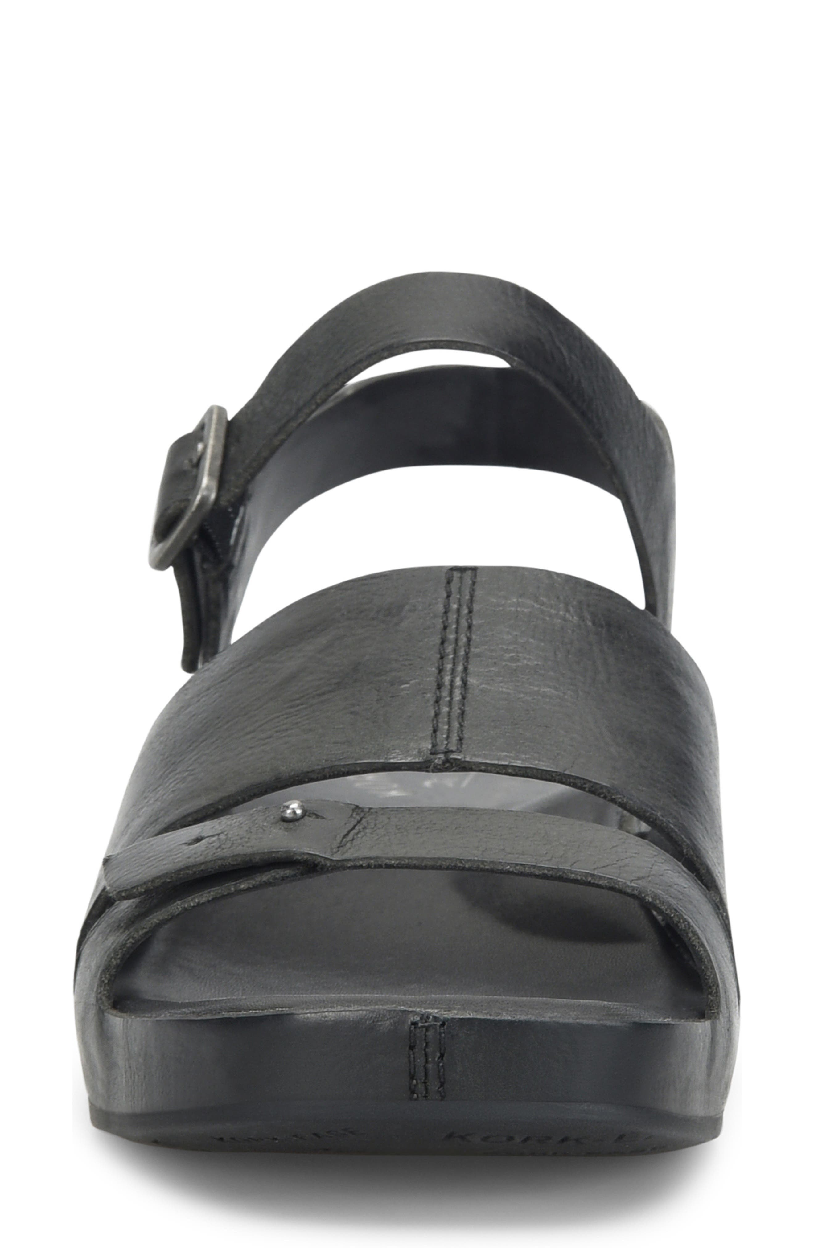 Kork-Ease<sup>®</sup> Mona Sandal, Alternate, color, Black Leather