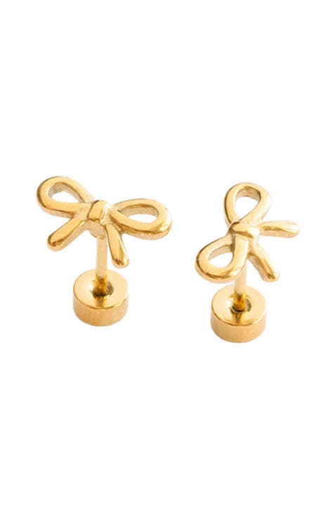 Bow Stud Earrings