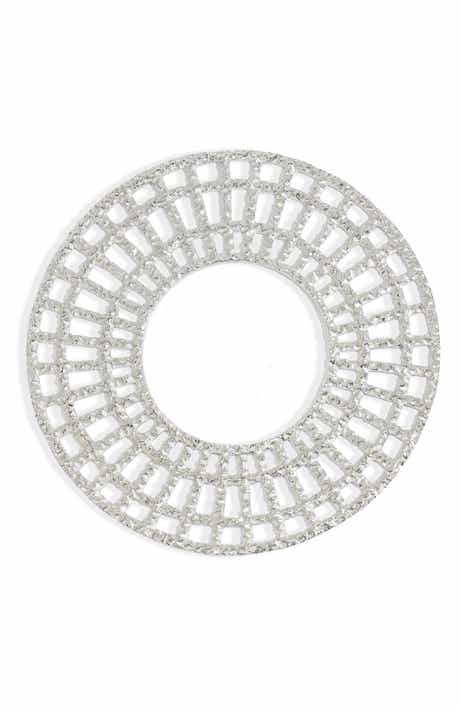 Tiramisu Celestial Lattice Platinum Charger Plate