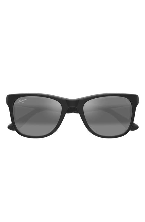 Kikonia XL 53mm Wraparound Rectangular Sunglasses