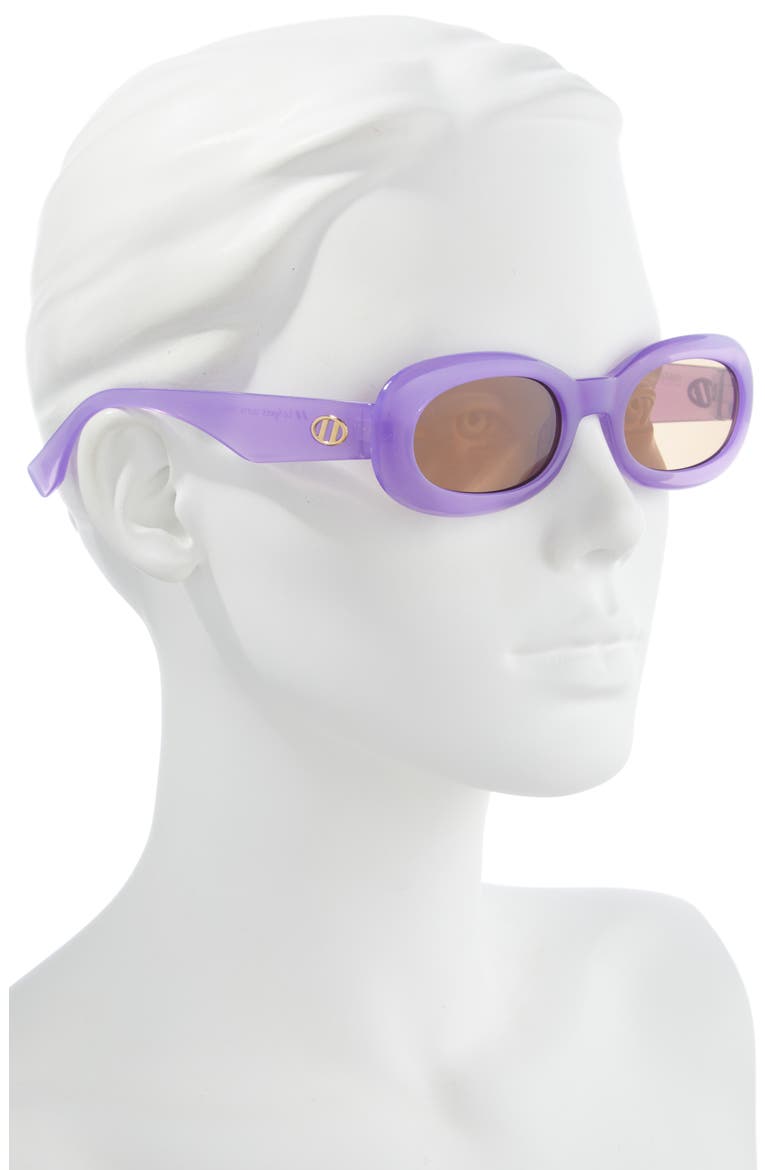 Outta Trash 53mm Oval Sunglasses, Alternate, color, WISTERIA
