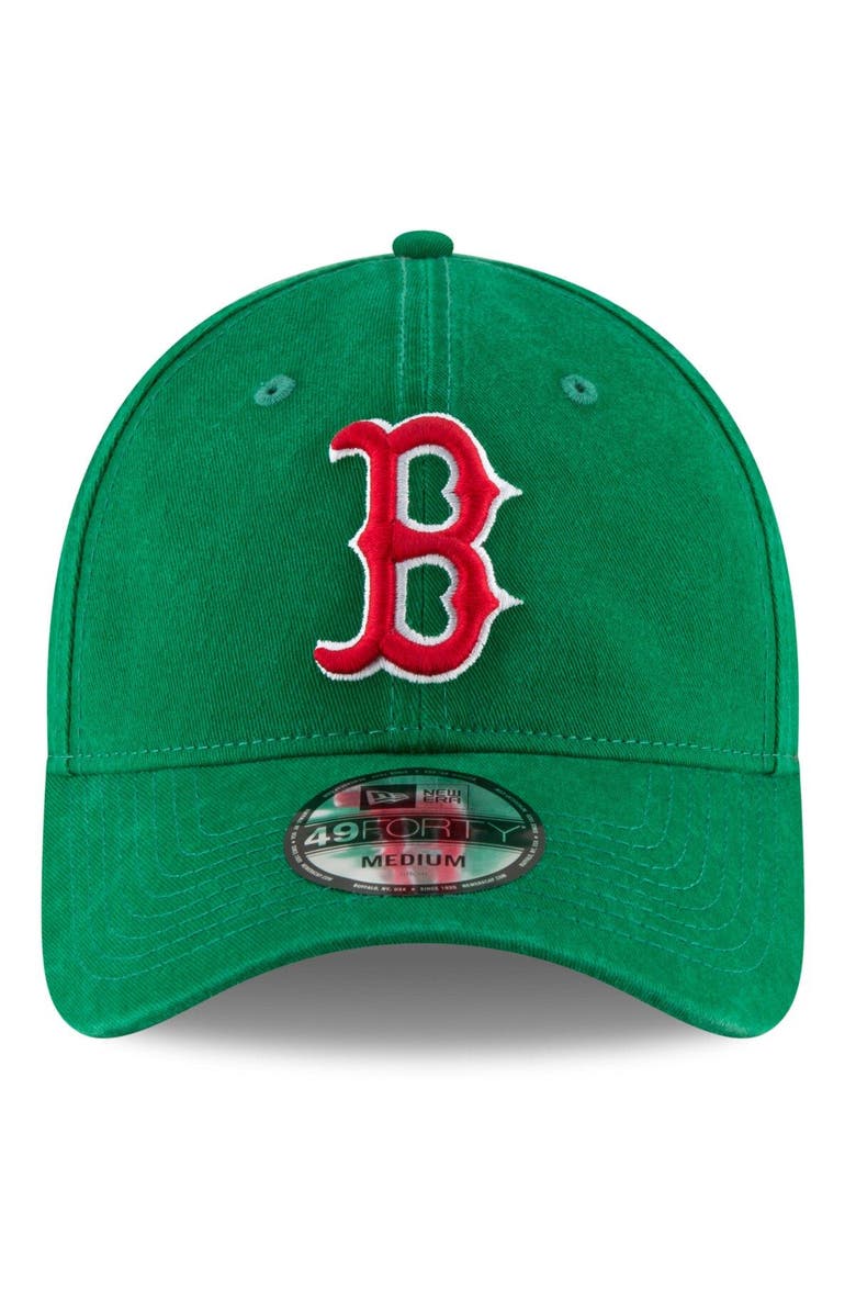 New Era Men's New Era Kelly Green Boston Red Sox Batting Practice Core Fit Replica 49FORTY Fitted Hat, Alternate, color, 