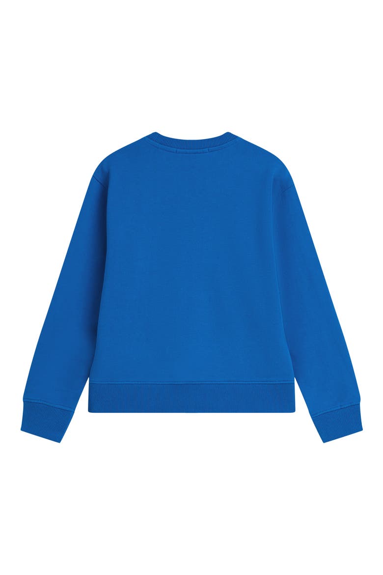 Kids' Relaxed Fit Graphic Sweatshirt, Alternate, color, STRONG BLUE