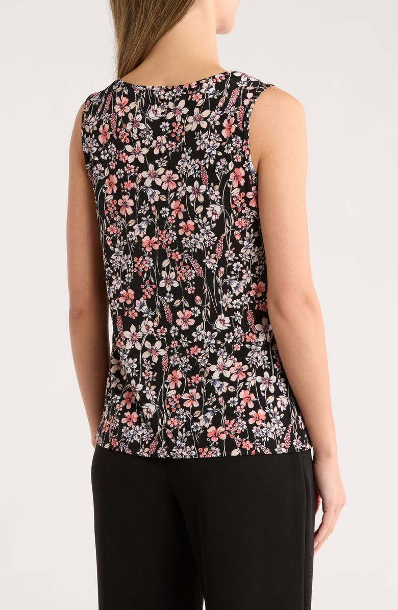 T Tahari Cowl Neck Sleeveless Top, Alternate, color, 