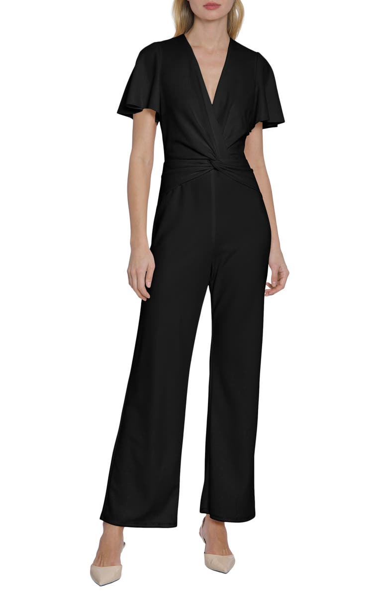 Maggy London Flutter Sleeve Jumpsuit, Main, color, 