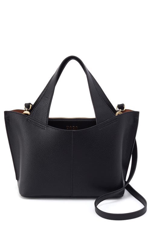 HOBO Small Vida Leather Tote in Black Biscuit 