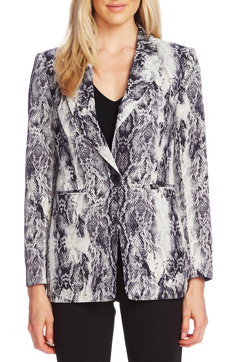 Vince Camuto Notch Lapel Blazer, Alternate, color, 