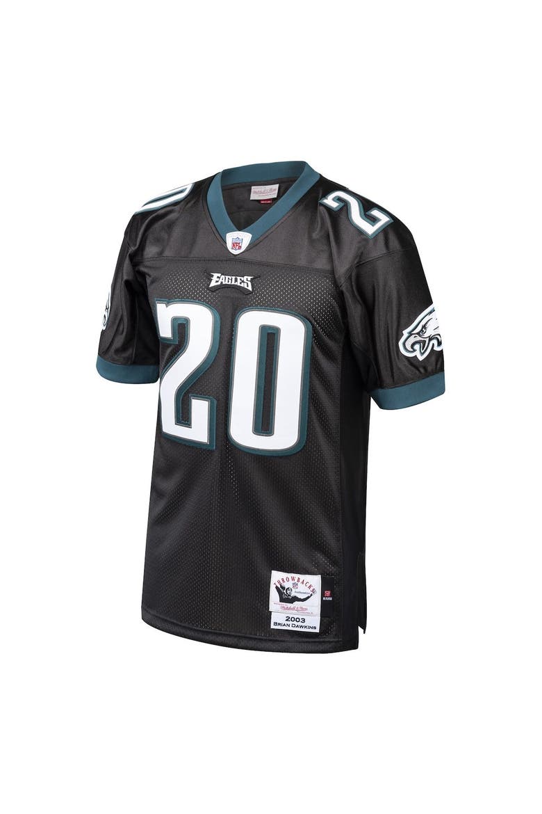 Men's Mitchell & Ness Brian Dawkins Black Philadelphia Eagles 2003 Authentic Throwback Retired Player Jersey, Alternate, color, Black