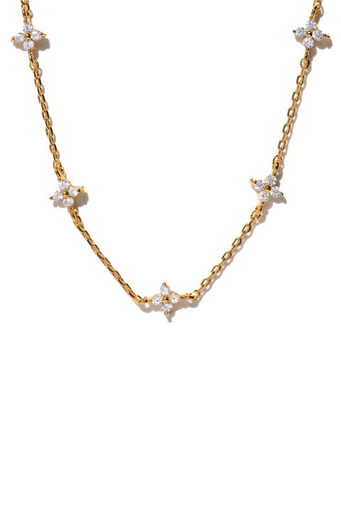 Shimmer Blossom Anklet