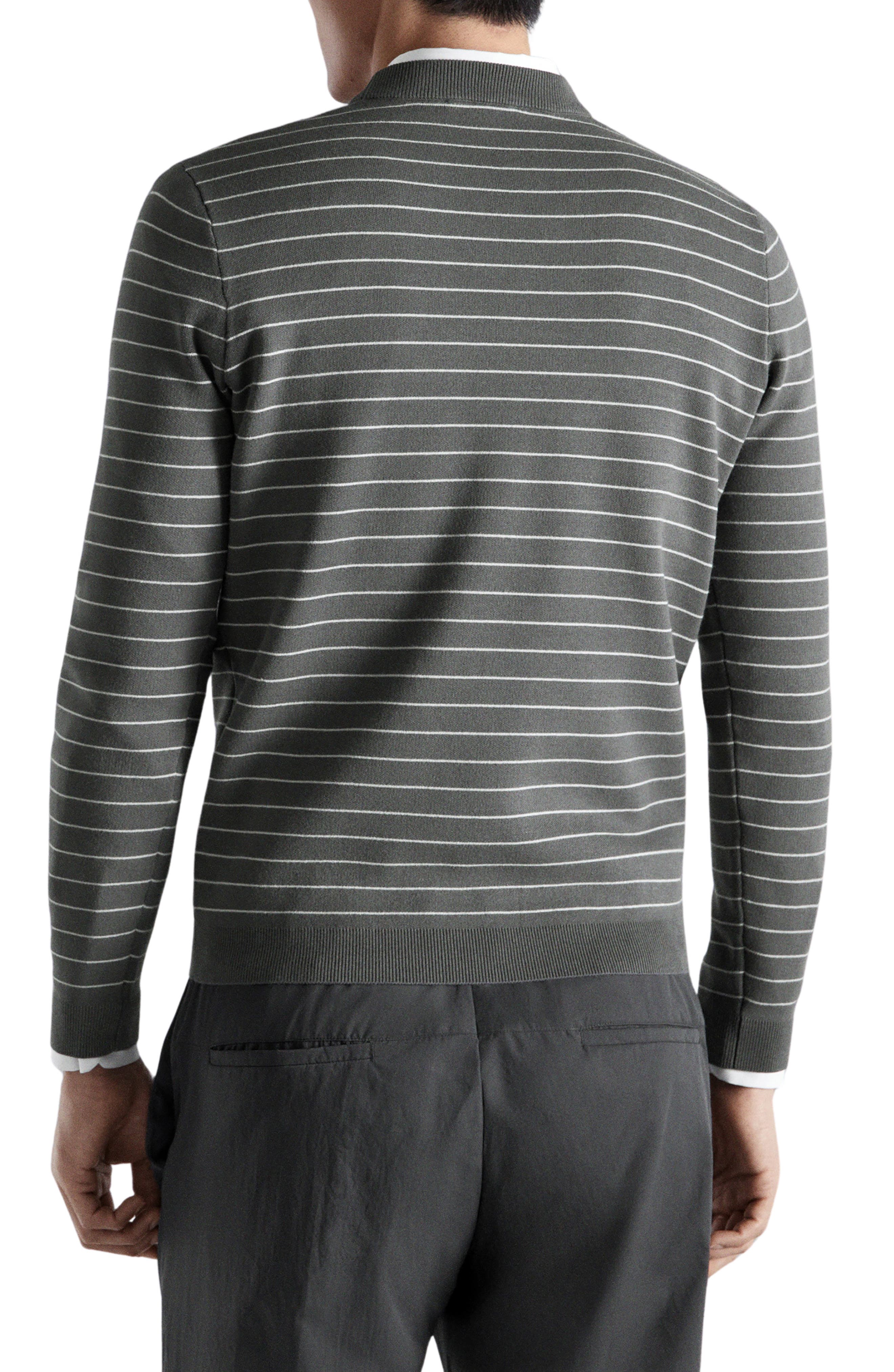 Comfort Stretch Stripe Jersey Sweater - image 2