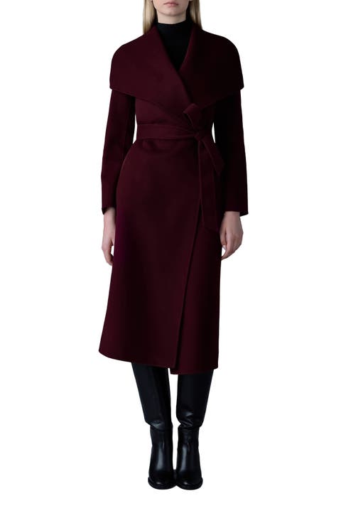 Mai Wool Long Wrap Coat