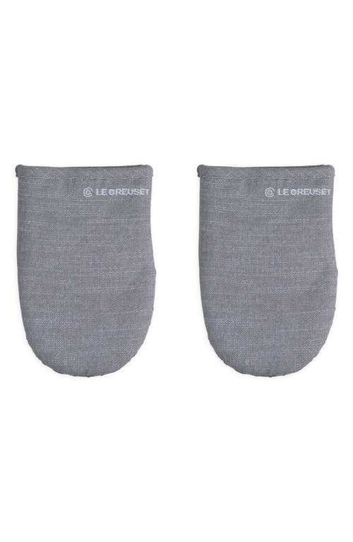 Le Creuset Set Of 2 Pot Grips In Charbon