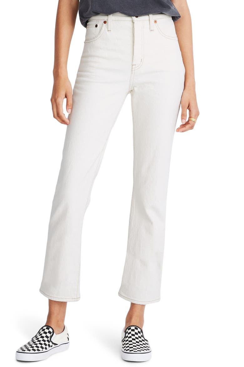 Slim Demi-Boot Ankle Jeans, Main, color, CLOUD LINING