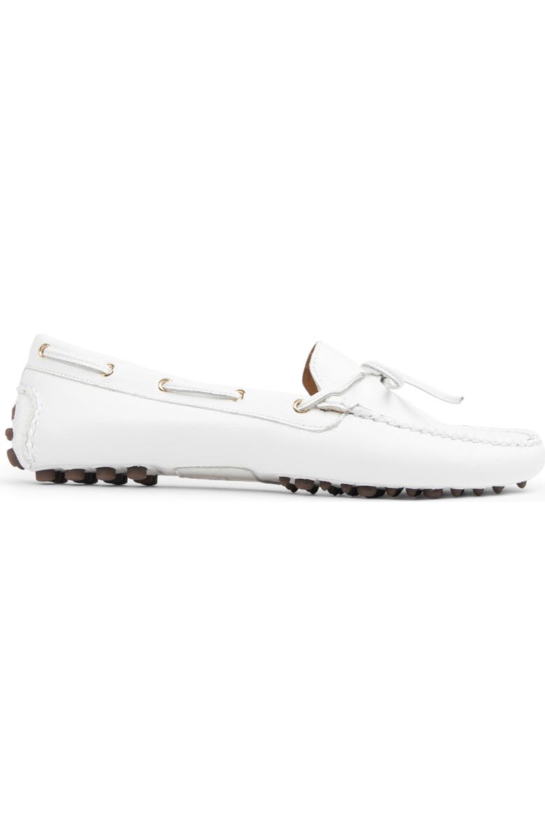patricia green Henley Boat Shoe, Alternate, color, White Leather