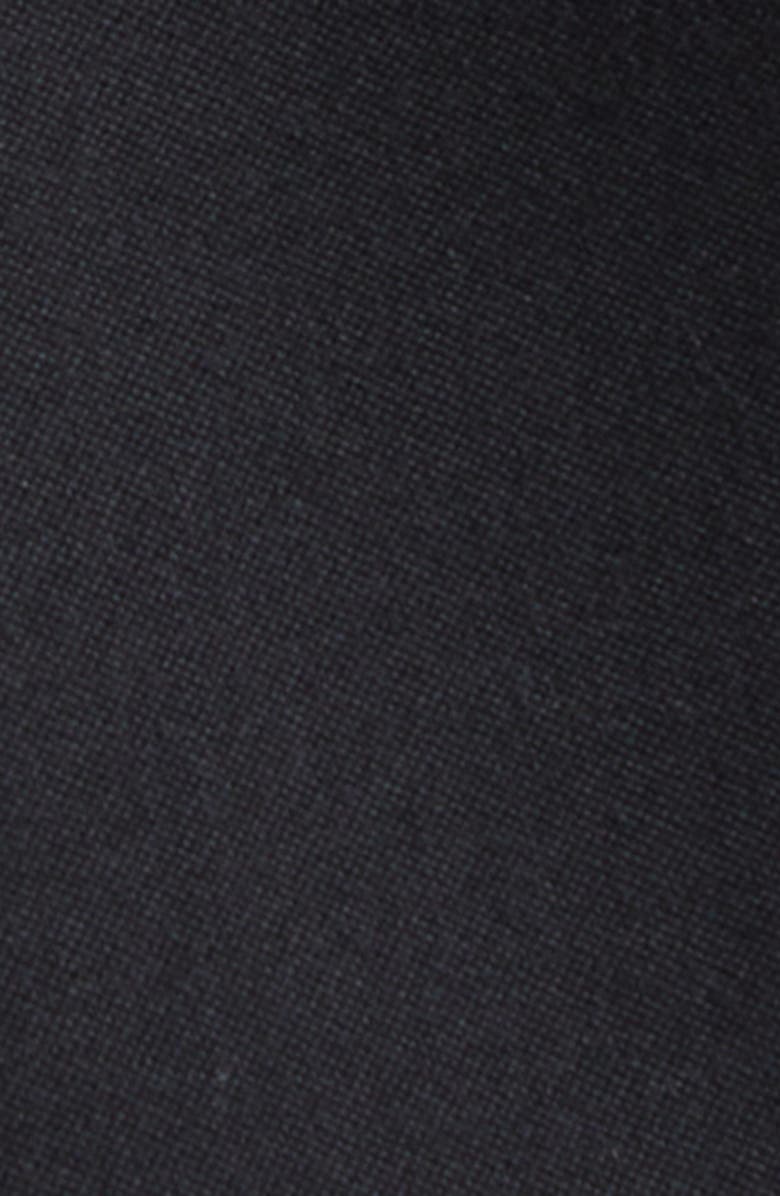 Balmain Crystal Zebra Stripe Wool Grain de Poudre Jacket, Alternate, color, Black/ Black