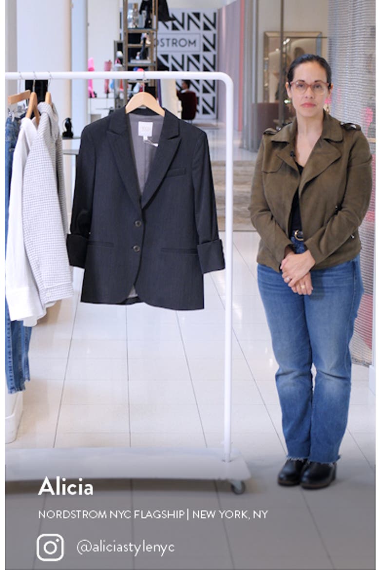 Boyfriend Stretch Wool Blazer video