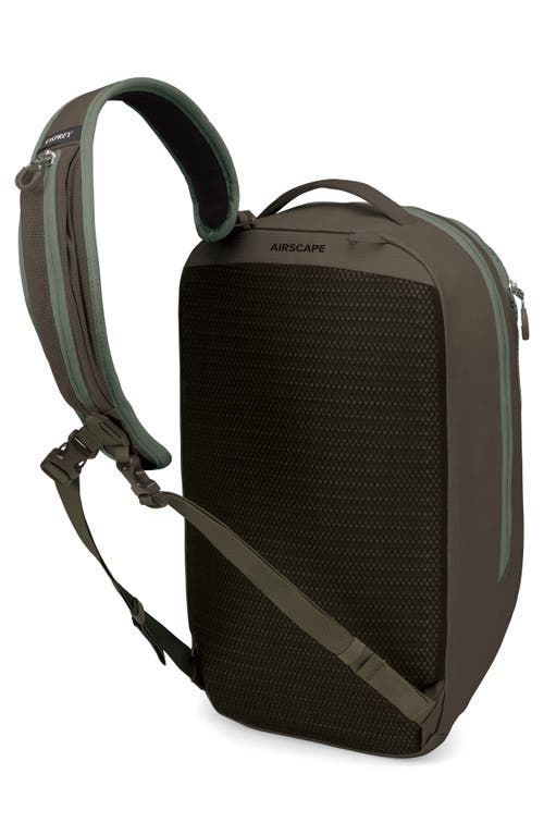 Osprey Transporter Water Resistant Sling Bag In Pine Leaf Green