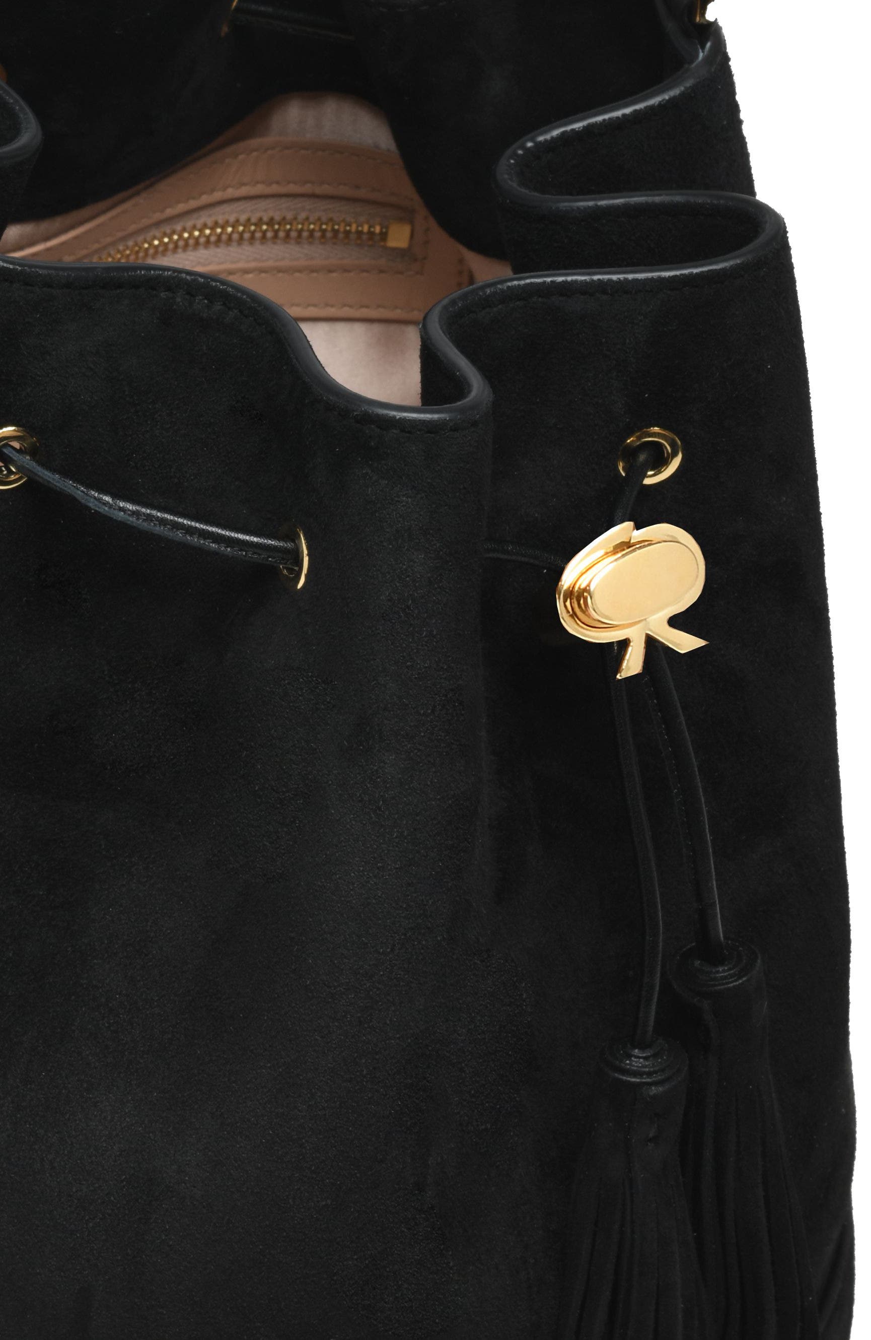 Sienna 22 Crossbody Bag, Alternate, color, Black Suede
