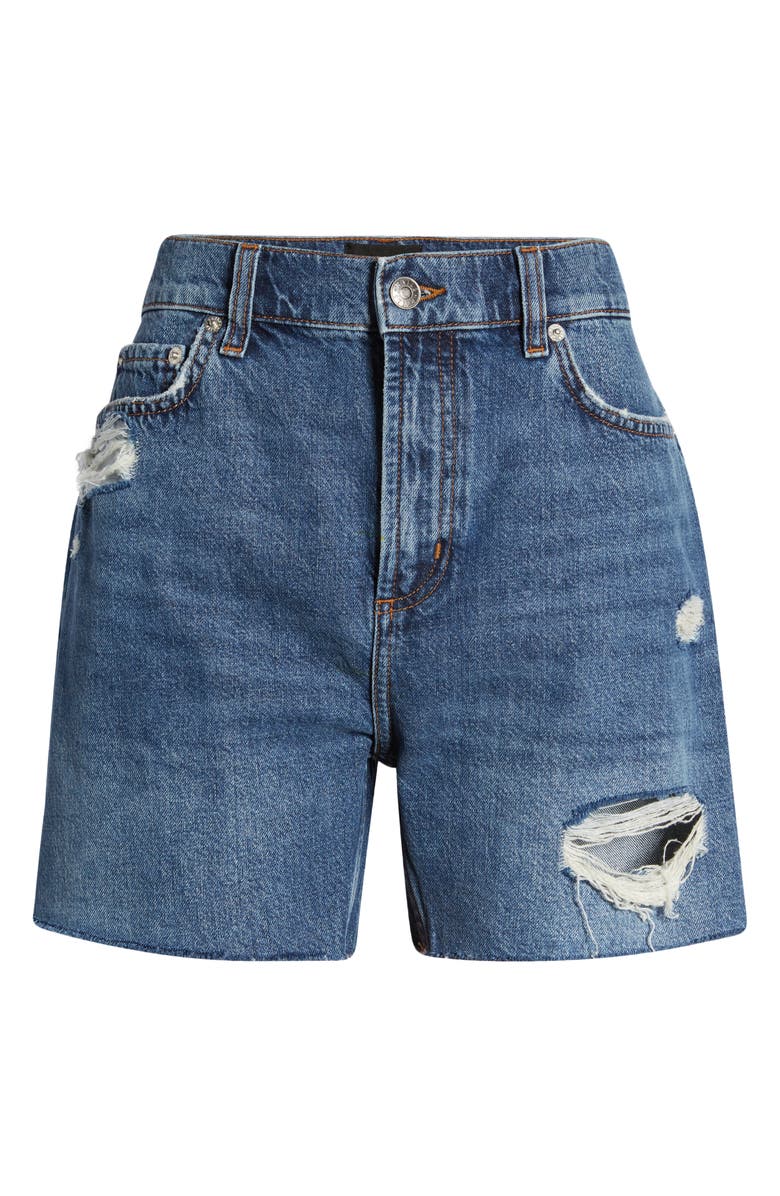 Rails The Hermosa Distressed Denim Shorts, Alternate, color, Riverside Distress