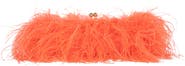 Jeffrey Campbell Animal Feather Clutch