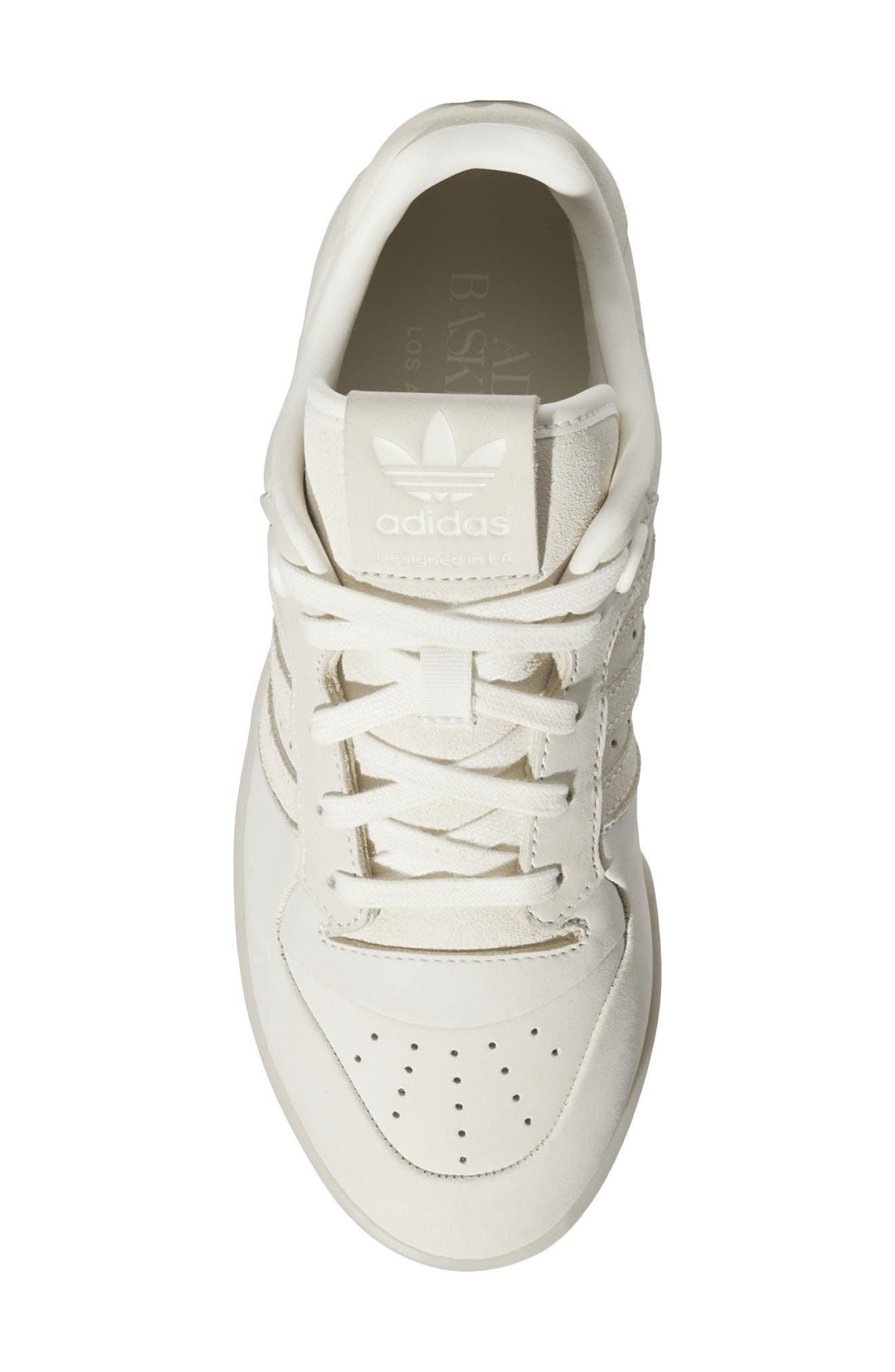 adidas Rivalry Lux Low Top Basketball Sneaker, Alternate, color, Cream/Cream/Alumina