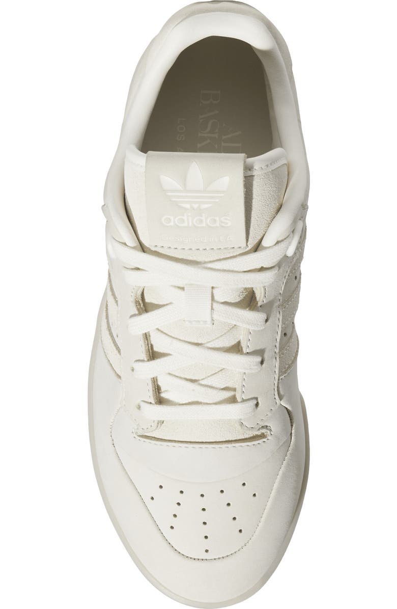 adidas Rivalry Lux Low Top Basketball Sneaker, Alternate, color, Cream/Cream/Alumina