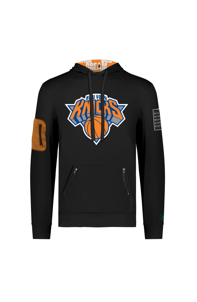 FISLL Unisex FISLL x Black History Collection Black New York Knicks Pullover Hoodie, Alternate, color,