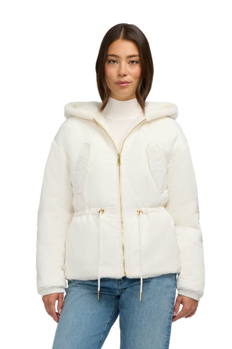 Demi Reversible Faux Fur Jacket with Hood