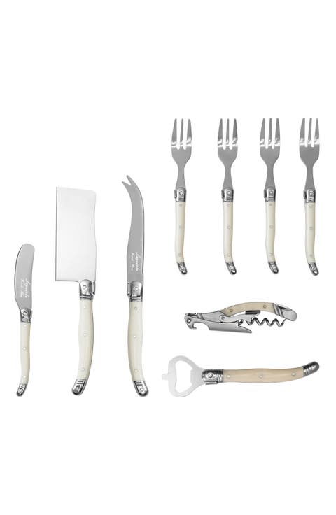 Essential 9-Piece Assorted Charcuterie Knife & Fork Set