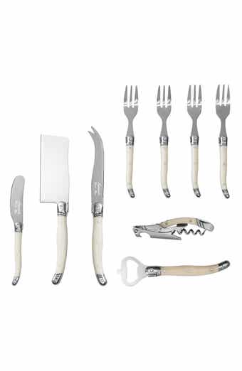 FRENCH HOME Essential 9-Piece Assorted Charcuterie Knife & Fork Set
