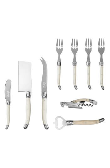 FRENCH HOME FRENCH HOME ESSENTIAL 9-PIECE ASSORTED CHARCUTERIE KNIFE & FORK SET